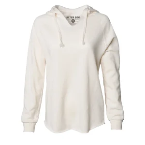 Outerwear|UNTUCKit Coastal Fade Hooded Pullover (Women’s) - Bone