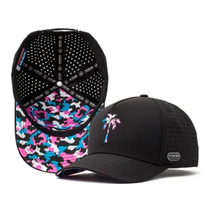 Coaster FitModern Look, Classic Vibe|UNTUCKit Coaster Splash Black Teal Pink Camo Palm