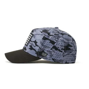 Coaster FitModern Look, Classic Vibe|Usa Collection|UNTUCKit Coaster Splash Concrete Camo Flag