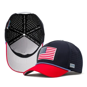 Coaster FitModern Look, Classic Vibe|Usa Collection|UNTUCKit Coaster Splash RB Flag