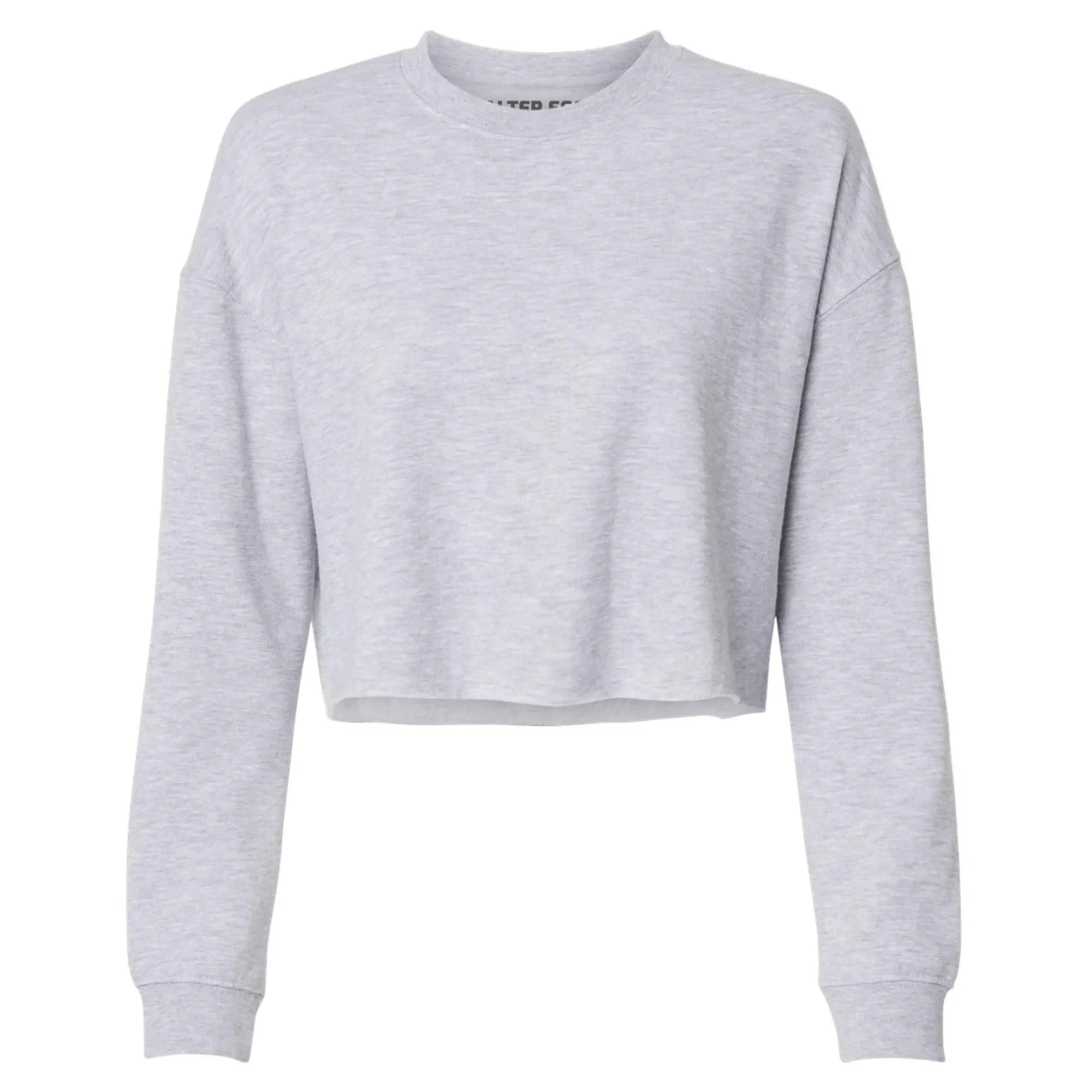 cropped-crew-neck-women39s-gra-aGwrDRWB-0.webp Outerwear|UNTUCKit Cropped Crew Neck (Women's) Gray
