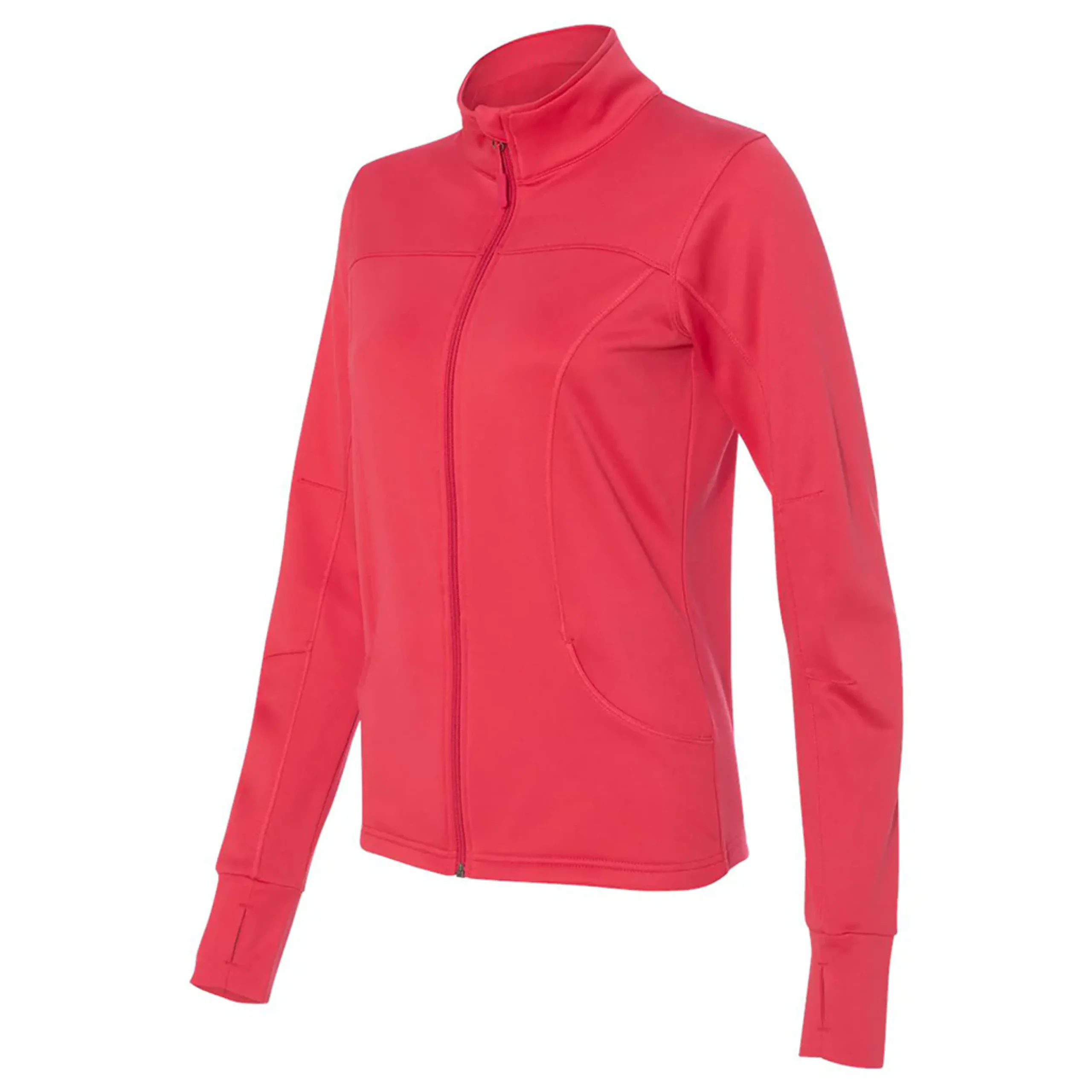poly-tech-athletic-zip-womens-nokQLJBG-1.webp Outerwear|UNTUCKit Poly-Tech Athletic Zip (Women’s) Hot Pink