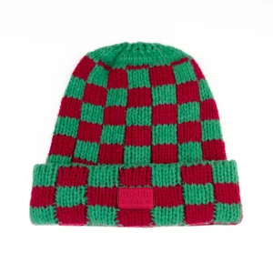 BeaniesEveryday Warmth, Elevated Feel|Insulated Collection|UNTUCKit Snowbird Red And Green Beanie