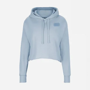 Outerwear|UNTUCKit Sweatshirt Track Logo Stonewash Denim (Women's)