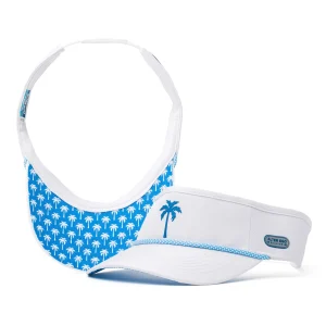 Visor FitReliable Style, Everyday Ease|UNTUCKit Visor Splash White Blue Palm