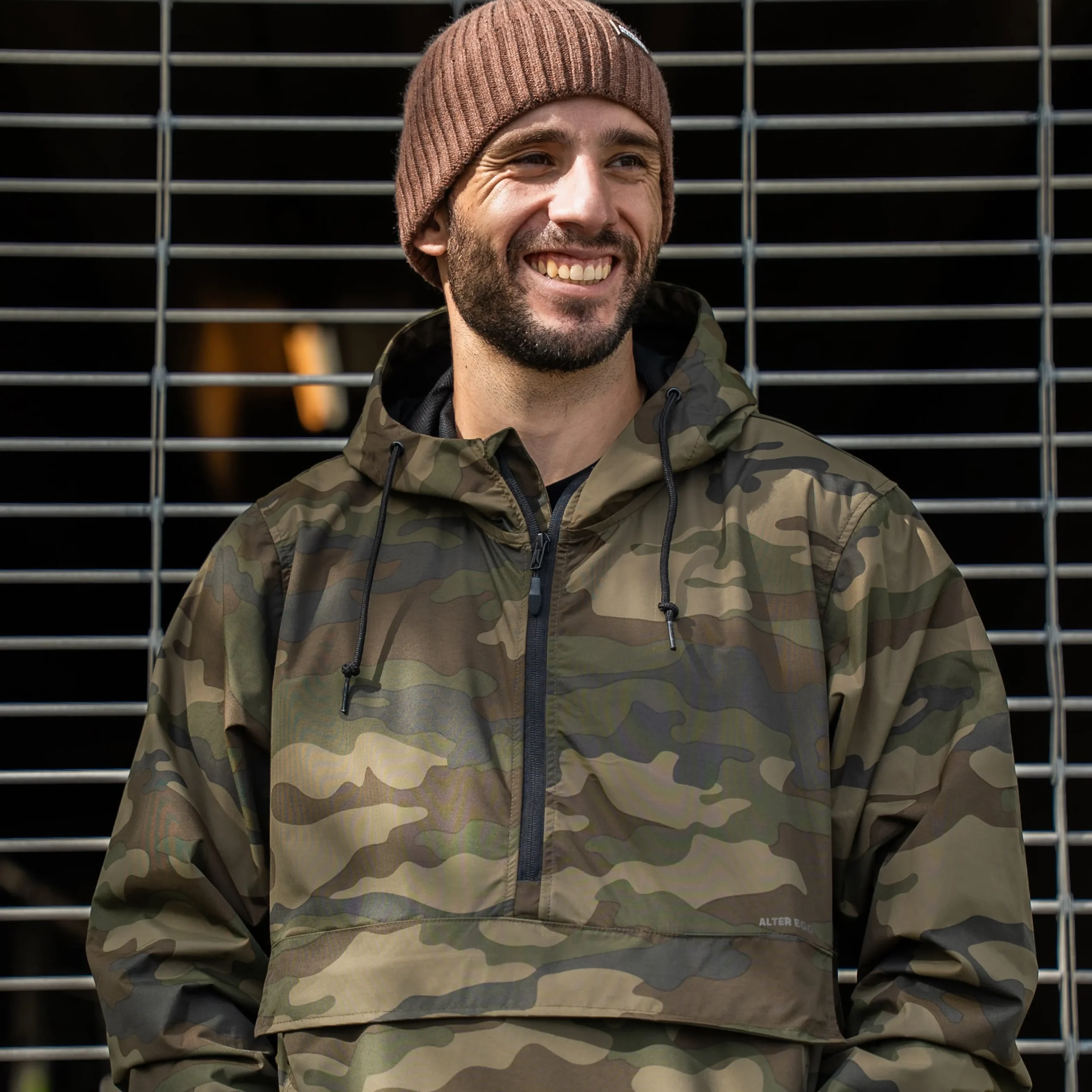 water-repellent-windbreaker-UmdHMwOT-4.webp Outerwear|UNTUCKit Water-Repellent Windbreaker - Black Camo